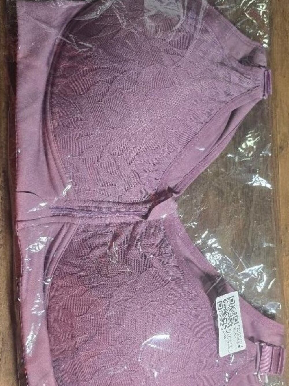 Brand New Plus-Size Miracharm RosyLift front-zipper bra, size 46DDD/F